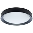 thumbnail image 1 of Nuvo Lighting Selene 17 Inch LED Flush Mount CCT Selectable Black Finish, 1 of 5