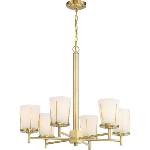 Nuvo Lighting - Serene-6 Light Chandelier in Traditional Style-26 Inches Wide by
