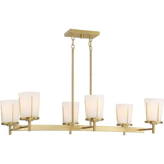 Nuvo Lighting - Serene-6 Light Island in Transitional Style-20 Inches Wide by