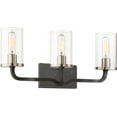 thumbnail image 1 of Sherwood 3 - Light Iron Black/Brushed Nickel Mixedmetals Wall Sconce, 1 of 2