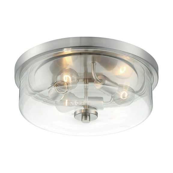 Nuvo Lighting - Sommerset-3 Light Flush Mount in Modern/Contemporary Style-15