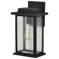 thumbnail image 1 of Nuvo Lighting Sullivan 1 Light Medium Wall Lantern Matte Black with Clear Seeded Glass, 1 of 6