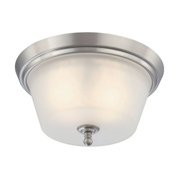 60/4152-Nuvo Lighting-Surrey-Two Light Dome Flush Mount-13 Inches Wide by 7 Inches High