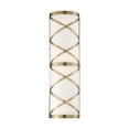 thumbnail image 1 of 60/6844 Nuvo Lighting Sylph-4 Light Bath Vanity-7 Inches Wide by 24 Inches High-Burnished Brass Finish, 1 of 6