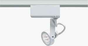 White Gimbal Ring Track Head Light Fixture