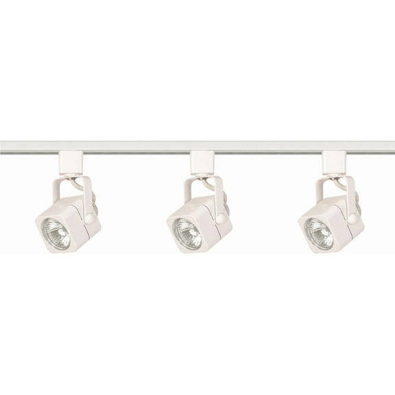 Nuvo Lighting 3-Light Track Kit Sq Line Volt Wh