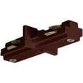 thumbnail image 1 of Nuvo Lighting Tp205 Mini Straight Connector For Track Lighting - Brown, 1 of 2