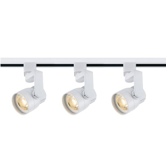 Nuvo TK424 Angle Arm Black 3 Light LED Track Kit - 36 watts - Soft White