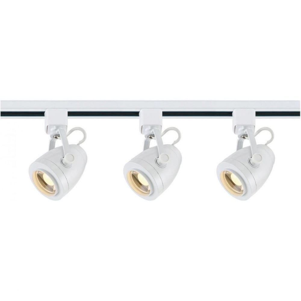 Nuvo Black 3-Light LED Track Kit with 4 ft H-Style Track