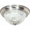 thumbnail image 1 of 60/6024-Nuvo Lighting-2 Light Flush Mount-13.25 Inches Wide by 5.5 Inches High-Brushed Nickel Finish, 1 of 4