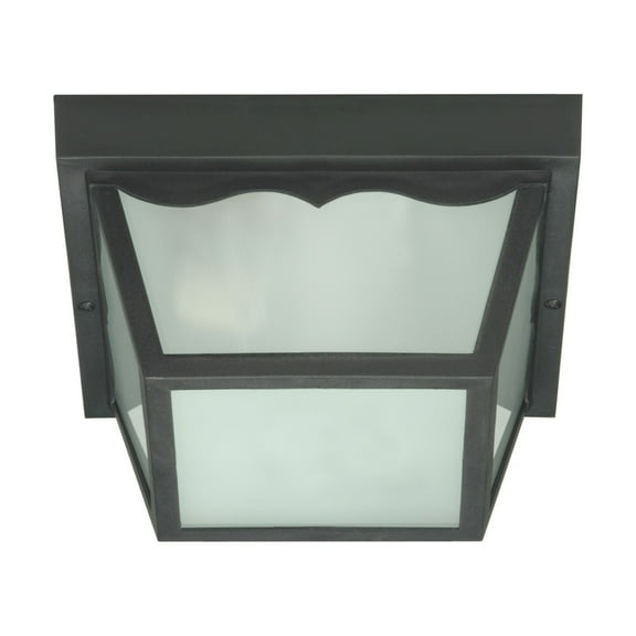 Nuvo Lighting - Two Light Outdoor Carport Flush Mount-10.25 Inches Wide by 5.5