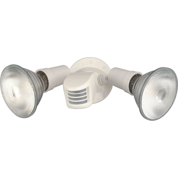 Nuvo Lighting - Two Light Outdoor Flood Light with Adjustable Swivel and Motion