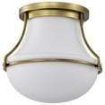 thumbnail image 1 of 60/7861-Nuvo Lighting-Valdora - 1 Light Flush Mount In Traditional Style-12.25 Inches Tall and 14 Inches Wide-Natural Brass Finish, 1 of 13