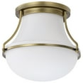 thumbnail image 1 of 60/7860-Nuvo Lighting-Valdora - 1 Light Flush Mount In Traditional Style-9 Inches Tall and 10.38 Inches Wide-Natural Brass Finish, 1 of 16