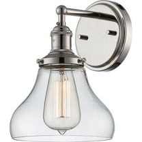 Nuvo Lighting 60/5413 Vintage 1 Light 9-3/4" Tall Wall Sconce - Nickel