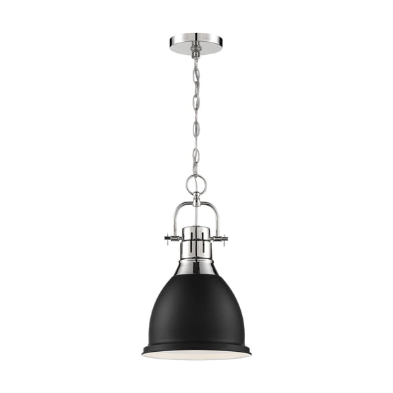 60/6751-Nuvo Lighting-Watson-1 Light Pendant-10.25 Inches Wide by 16.88 Inches High-Polished Nickel Finish -Traditional Installation