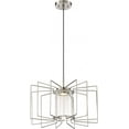 thumbnail image 1 of 62/1351-Nuvo Lighting-Wired-12W 1 LED Pendant-19.81 Inches Wide by 13 Inches High-Brushed Nickel Finish    -Traditional Installation, 1 of 4