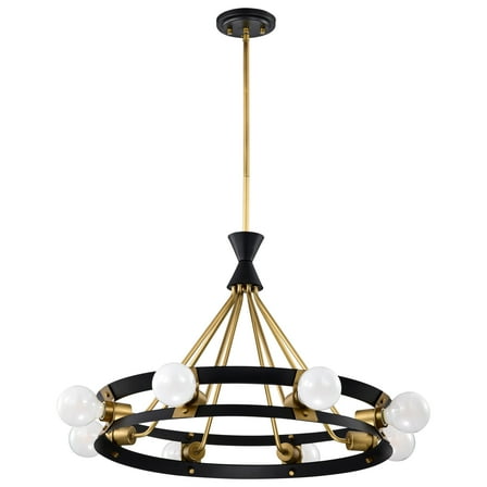 60/7868-Nuvo Lighting-Marsden - 8 Light Chandelier In Contemporary Style-18 Inches Tall and 23.13 Inches Wide