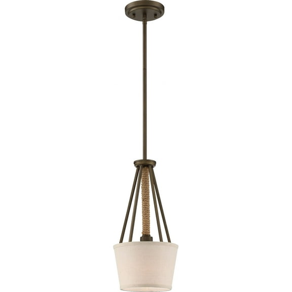 Nuvo Lighting - Seneca-One Light Mini-Pendant-8 Inches Wide by 16 Inches High