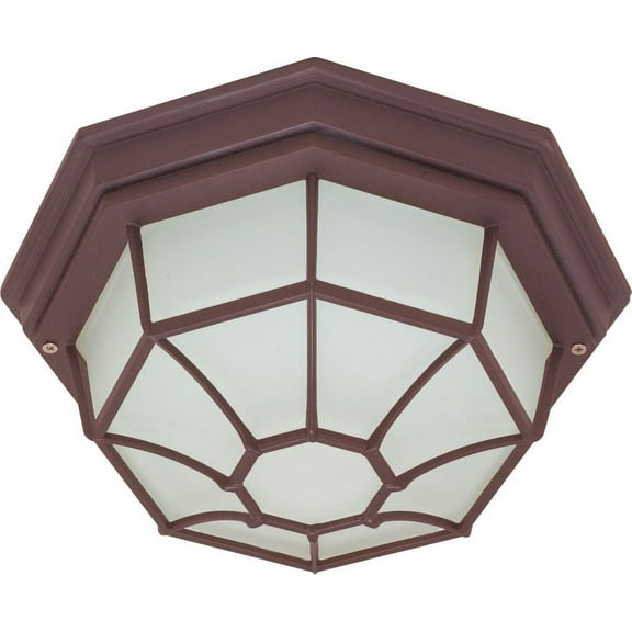 Nuvo Lighting - One Light Flush Mount-11.375 Inches Wide-Old Bronze Finish
