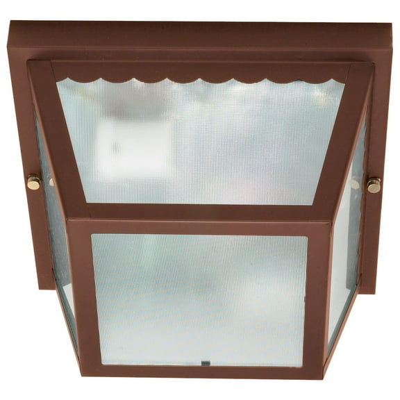 Nuvo Lighting - Two Light Flush Mount-9.25 Inches Wide-Old Bronze Finish