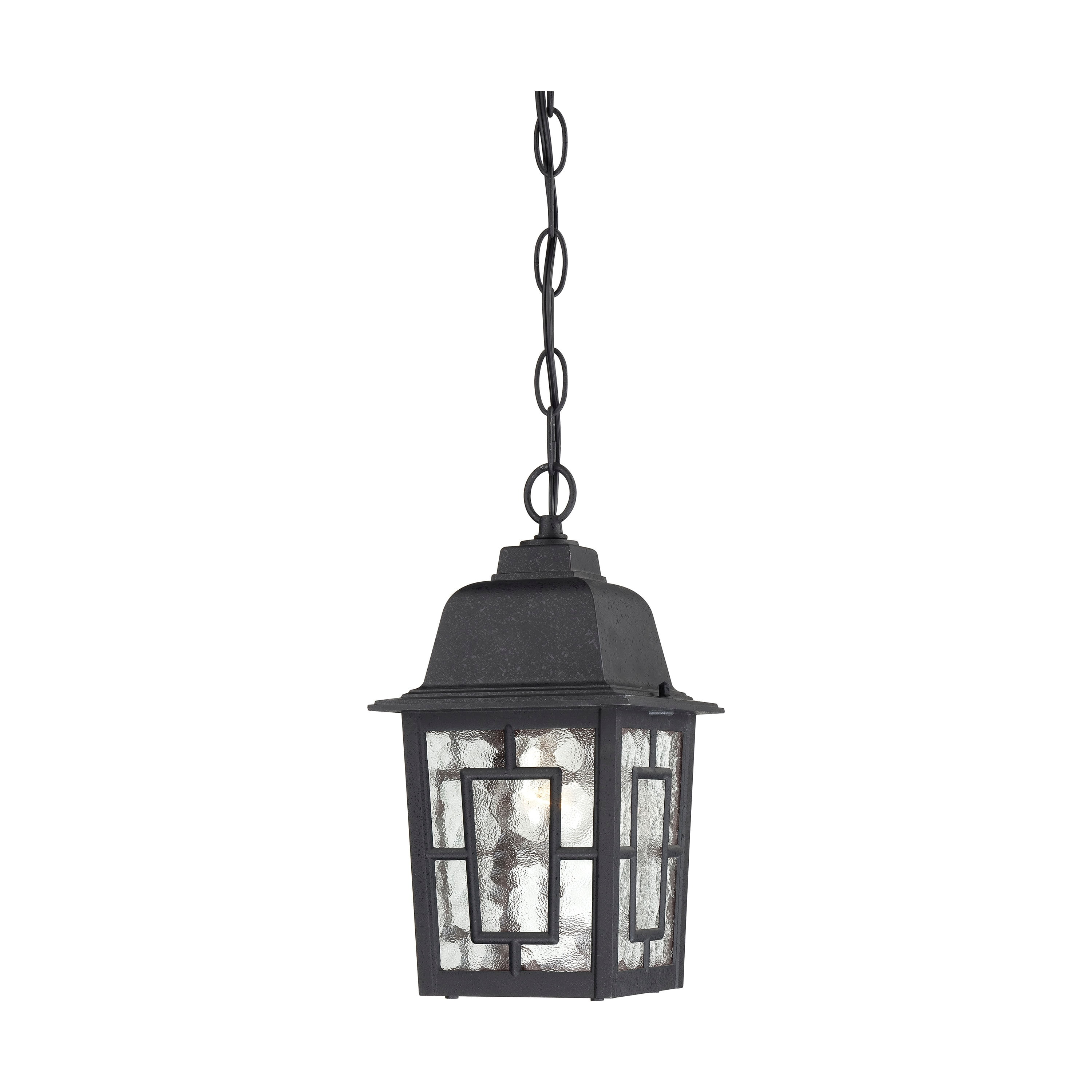 Banyan Black Glass Indoor/Outdoor LED Wall Lantern
