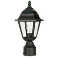 thumbnail image 1 of Nuvo Lighting 60/548 Briton 1 Light 6" Wide Landscape Single Head Post Light - Black, 1 of 2