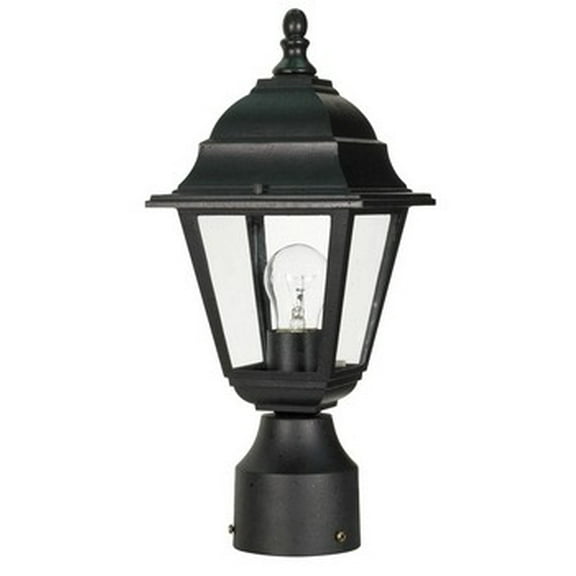 Nuvo Lighting 60/548 Briton 1 Light 6" Wide Landscape Single Head Post Light - Black