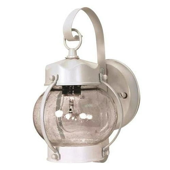 Nuvo Lighting 60-630 1 Light - 11 in. - Wall Lantern - Onion Lantern with Clear Seed Glass