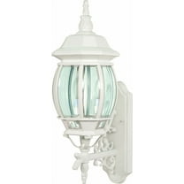 Nuvo Lighting - Central Park-Three Light Outdoor Wall Lantern-7.375 Inches Wide
