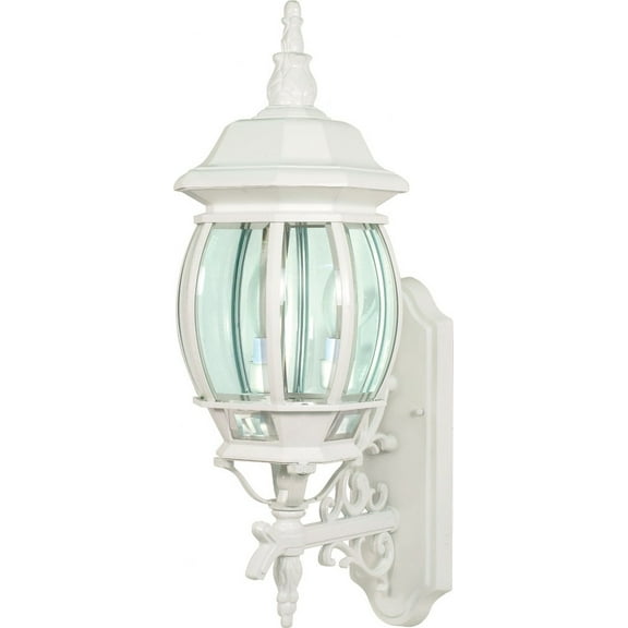 Nuvo Lighting - Central Park-Three Light Outdoor Wall Lantern-7.375 Inches Wide