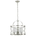 thumbnail image 1 of 60/5333 Nuvo Lighting Ginger-Three Light Pendant-16 Inches Wide by 17 Inches High-Brushed Nickel Finish    -Traditional Installation, 1 of 17