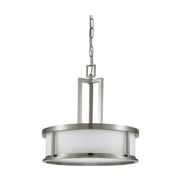 60/2857 Nuvo Lighting Odeon-Four Light Pendant-17 Inches Wide by 17 Inches High     -Traditional Installation