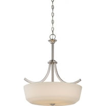 60/5827-Nuvo Lighting-Laguna-Four Light Pendant-19.5 Inches Wide by 22.38 Inches High-Brushed Nickel Finish