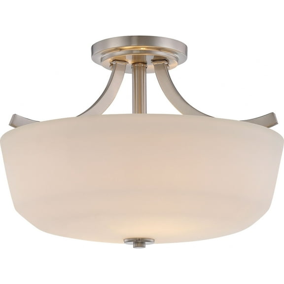 Nuvo Lighting - Laguna-Two Light Semi-Flush Mount-15.25 Inches Wide by 10.63