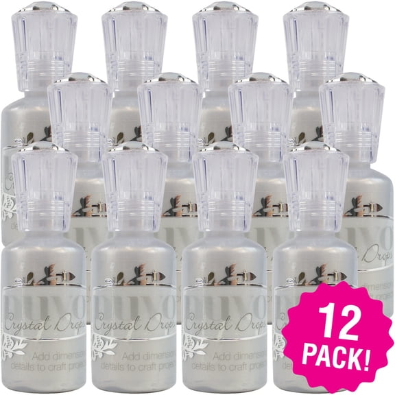 Nuvo Silver Lining Crystal Drops 1.1oz, Multipack of 12