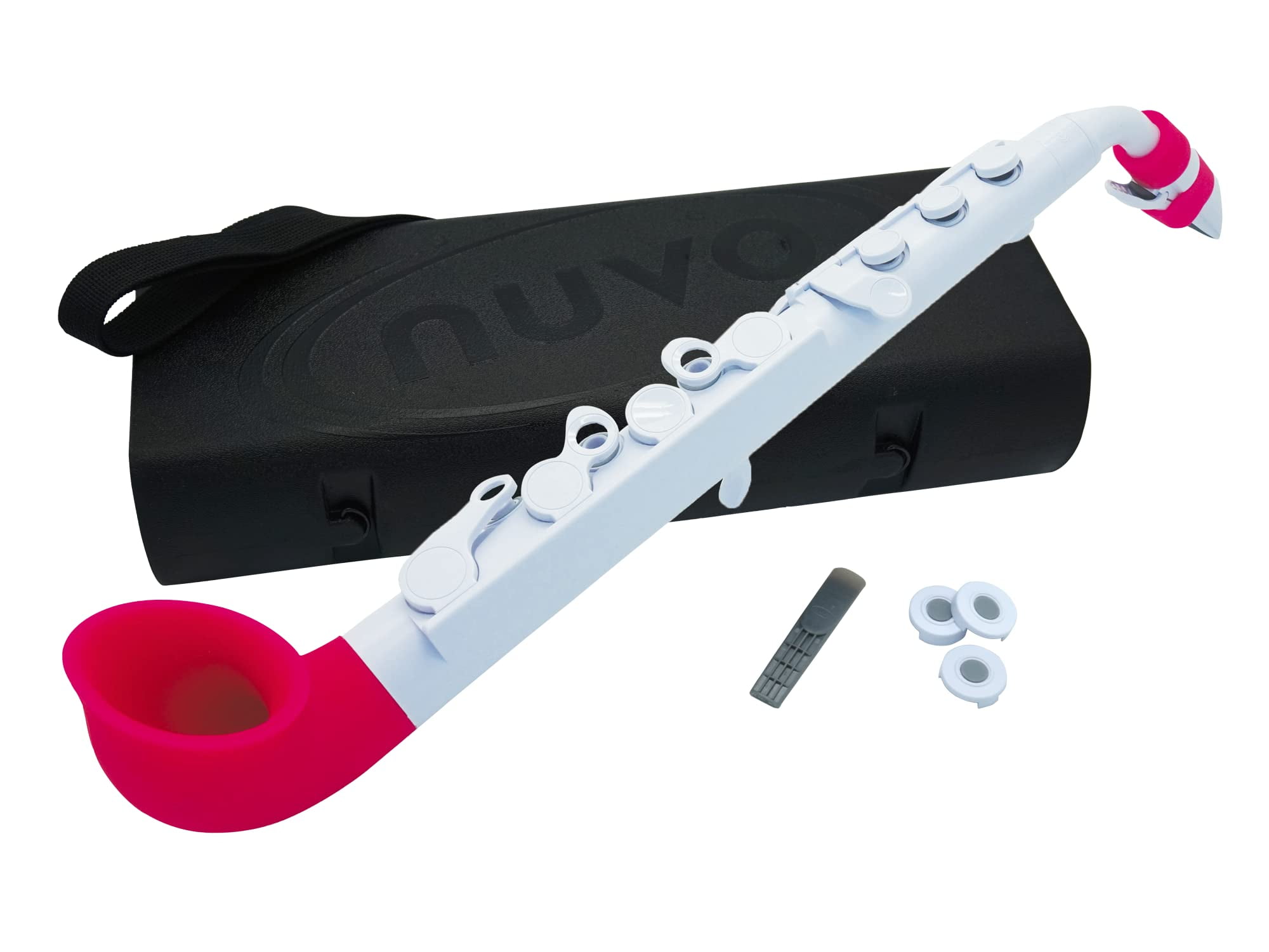 Nuvo Soprano Saxophone, White/Pink (N520JWPK)