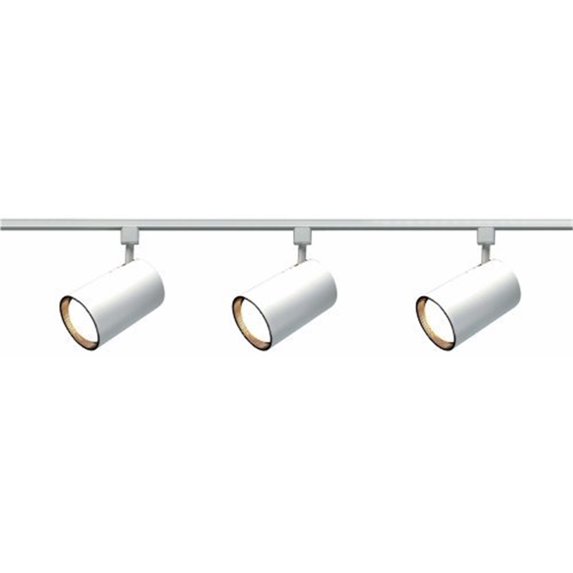 Nuvo TK318 - 3 Light - R30 - Straight Cylinder Track Kit