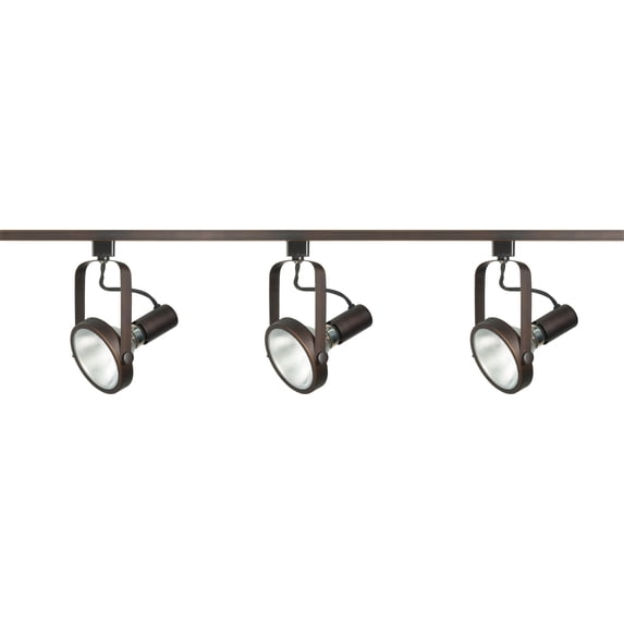 TK362-Nuvo Lighting-Three Light Gimbal Ring Track Kit