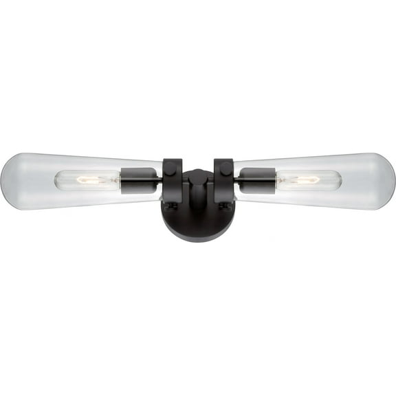 60/5363 Nuvo Lighting Beaker-Two Light Wall Sconce-23.75 Inches Wide by 4.75 Inches High