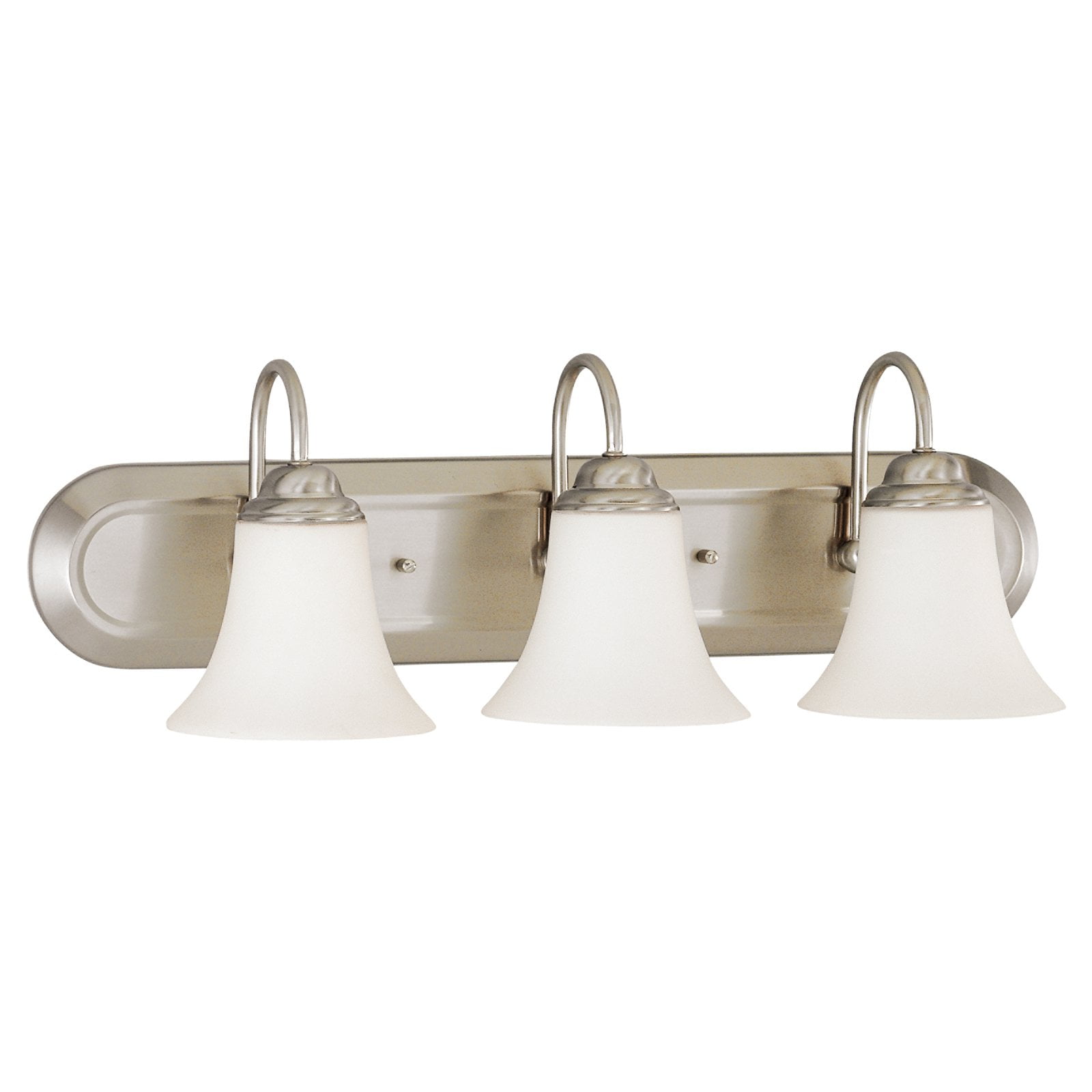 Dupont Transitional Brushed Nickel 3-Light Vanity Fixture