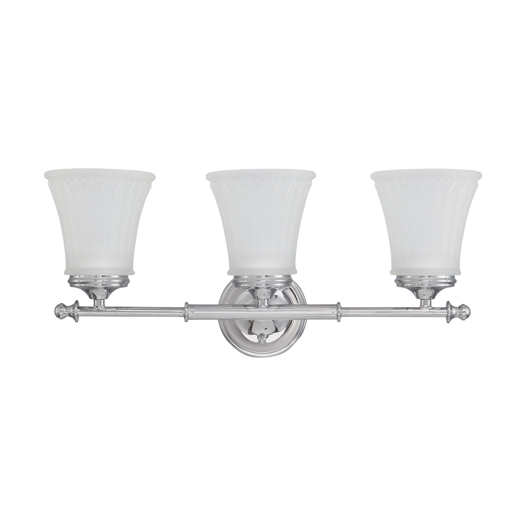 Polished Chrome 21" Contemporary Vanity Light Fixture