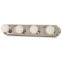 60/297 Nuvo Lighting Four Light Vanity Racetrack Style-24 Inches Wide by 4.75 Inches High