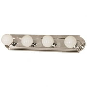 60/297 Nuvo Lighting Four Light Vanity Racetrack Style-24 Inches Wide by 4.75 Inches High