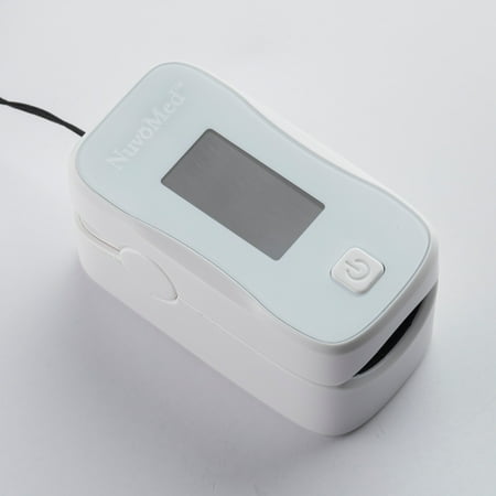 NuvoMed - Audible Fingertip Oled Pulse Oximeter - White