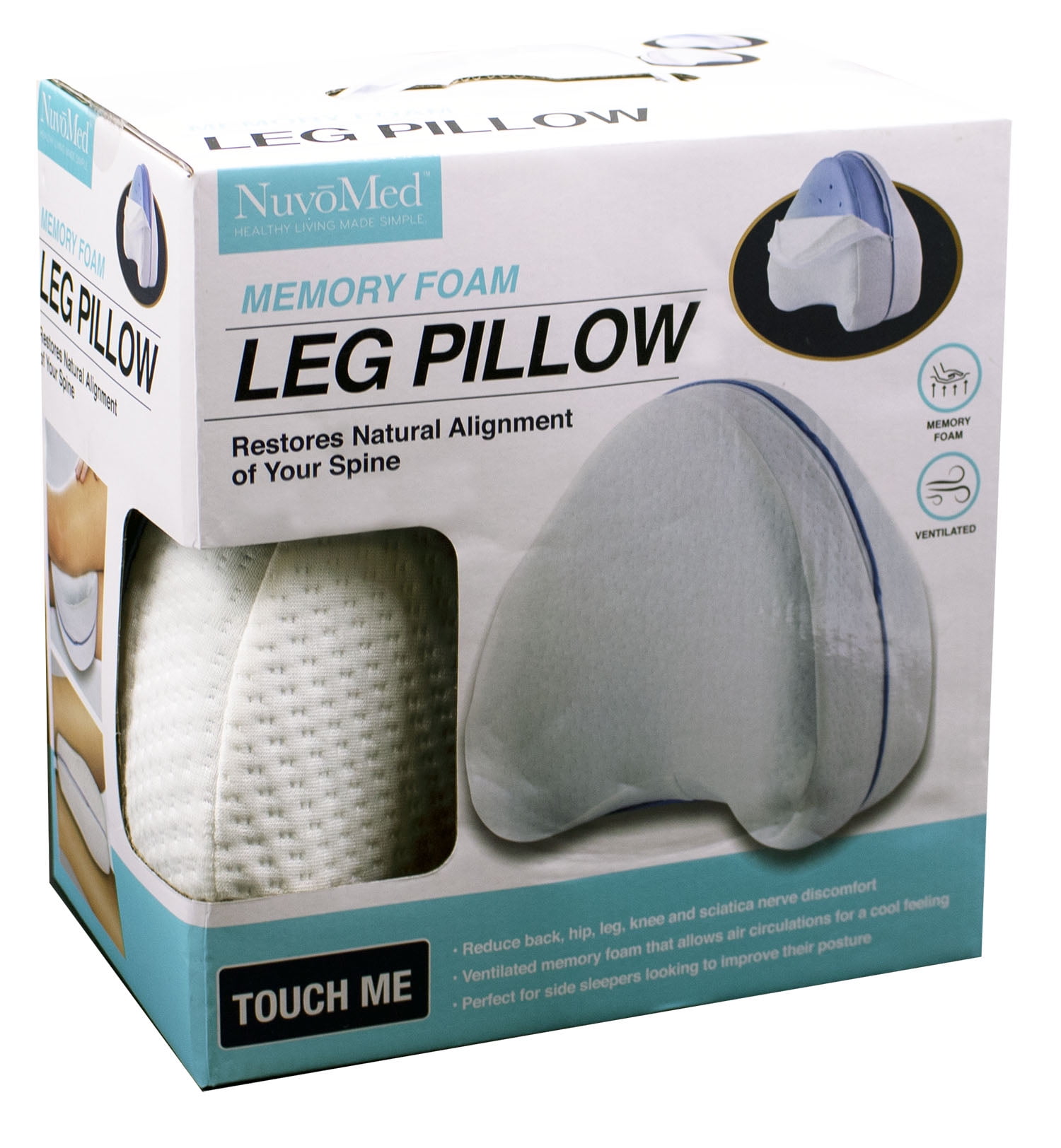 Comforever Memory Foam Orthopedic Leg Pillow