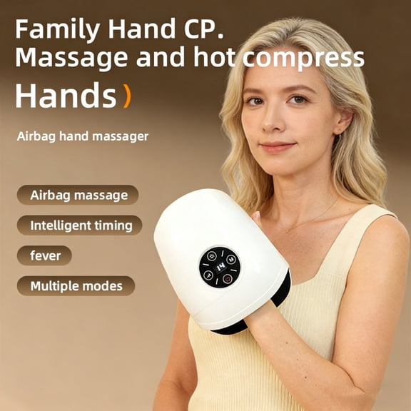 Nuvrek Electric Hand Massager with Heat, Air Compression for Pain Relief