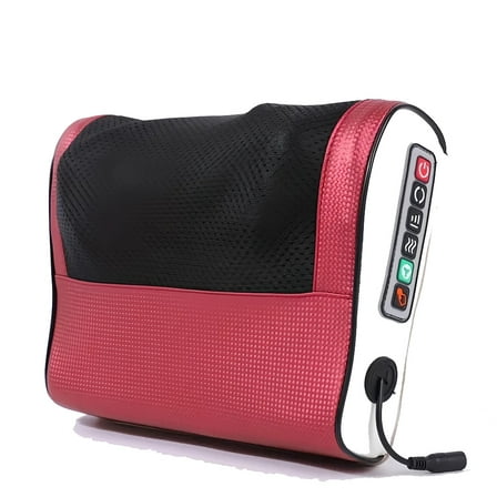 Nuvrek Shiatsu Neck and Shoulder Massager Pillow with Deep Tissue Kneading