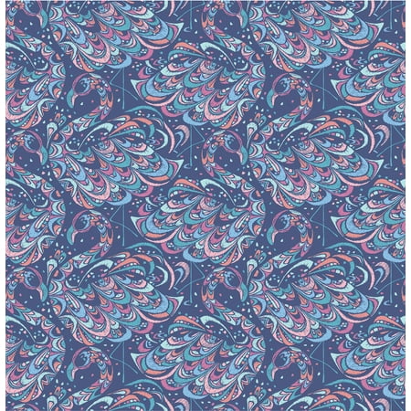 Nuwallpaper Cobalt Flamingo Peel & Stick Vinyl Wallpaper