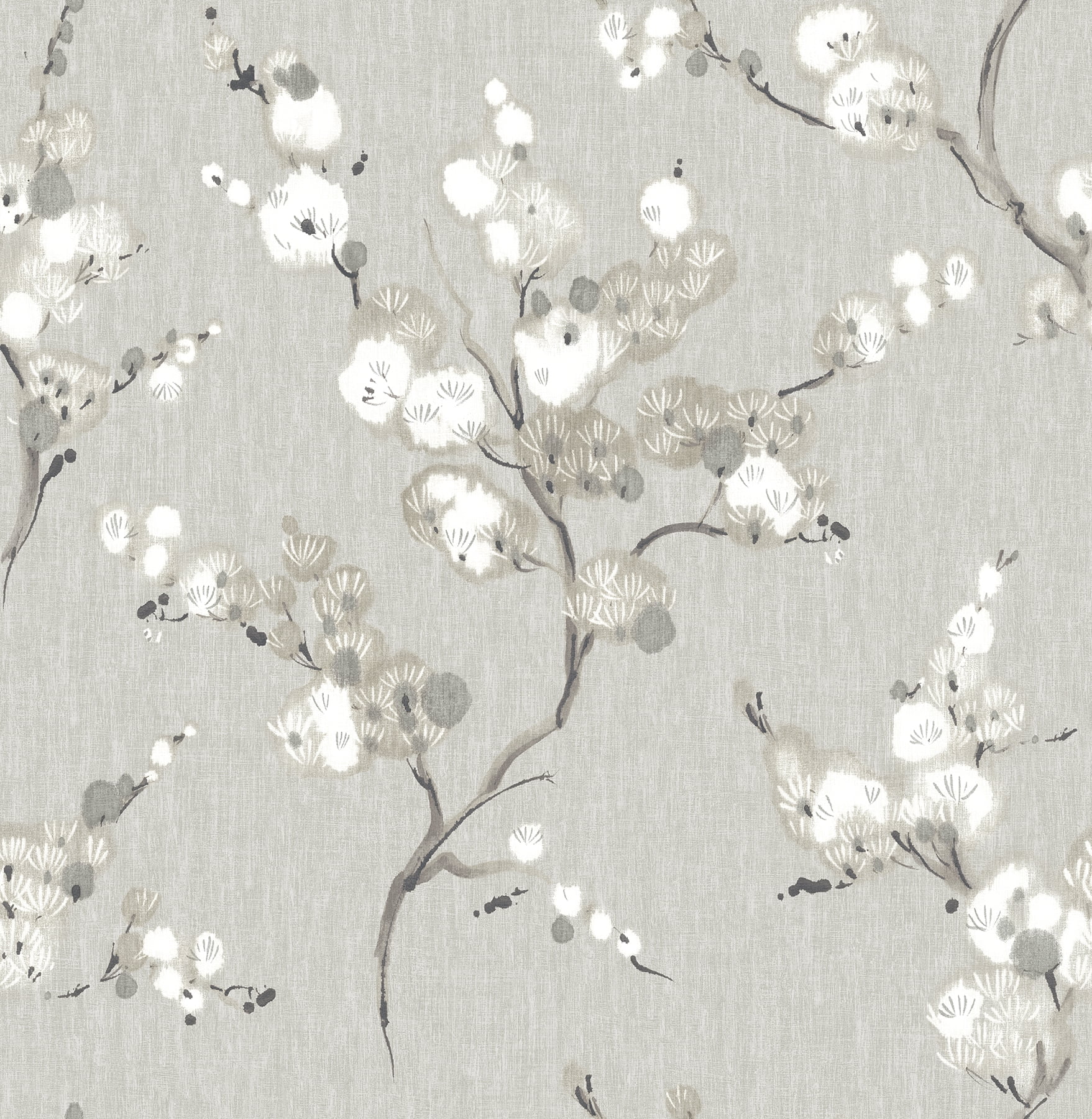 Nuwallpaper Grey Mirei Peel & Stick Wallpaper